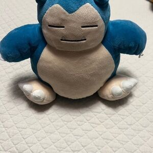 Pokémon Snorlax Plush 9” Blue and Beige no Tag